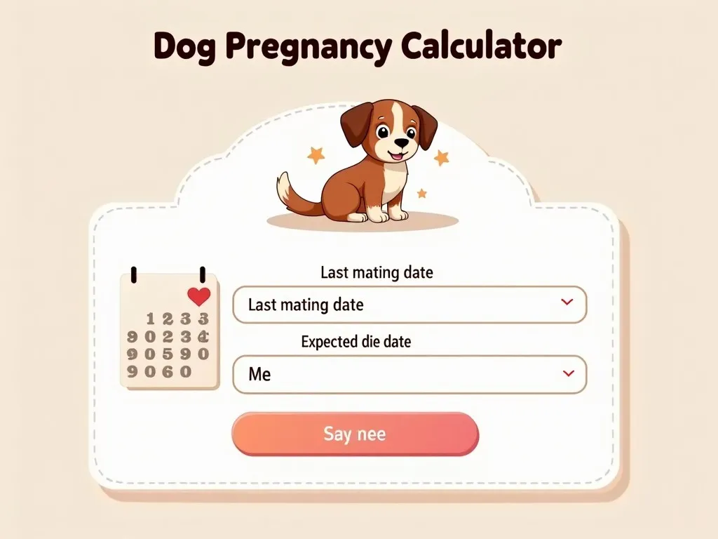 Dog Pregnancy Calculator