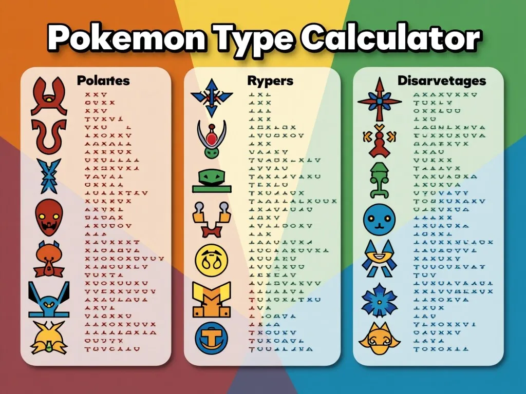 Pokemon Type Calculator