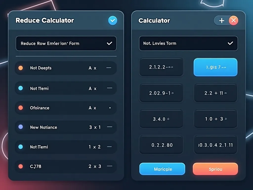 Reduced Row Echelon Form Calculator